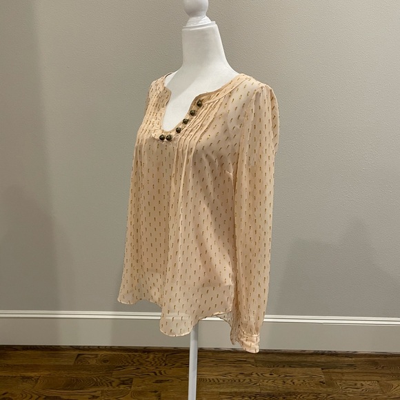 Anthropologie Spun Meteoroid Clip Dot Blouse by Plenty by Tracy Reese - Picture 7 of 16